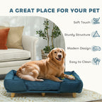 Elevated Orthopedic Dog Sofa Bed – Premium Comfort & Joint Support