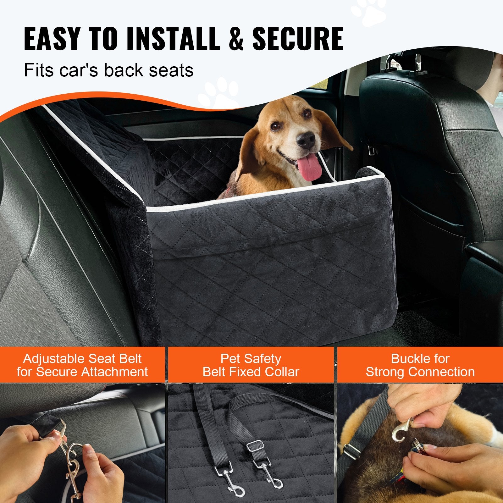 Calmispaw SecureRide Pet Car Seat