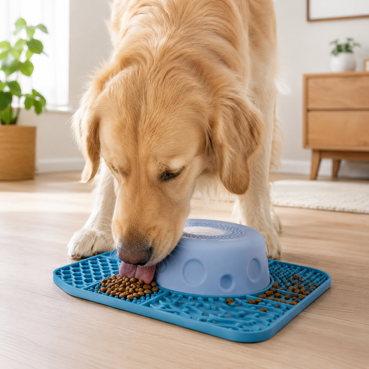 Slow-Feeding Bowl Spherical Non-Slip Pet Licking Bowl