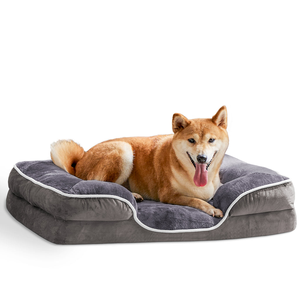 Premium Orthopedic Dog Bed with Bolsters – Ultra Cozy & Joint Support