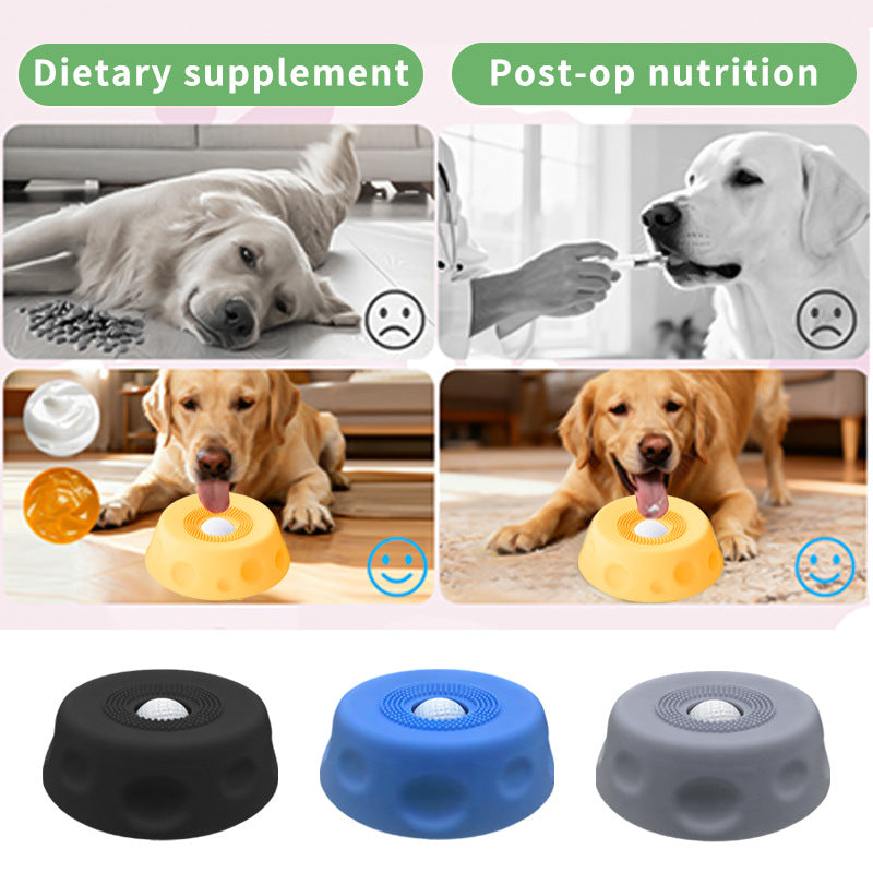 Dog Liquid Lick Bowl – Slow-Feeding Non-Slip Spherical Pet Licking Bowl